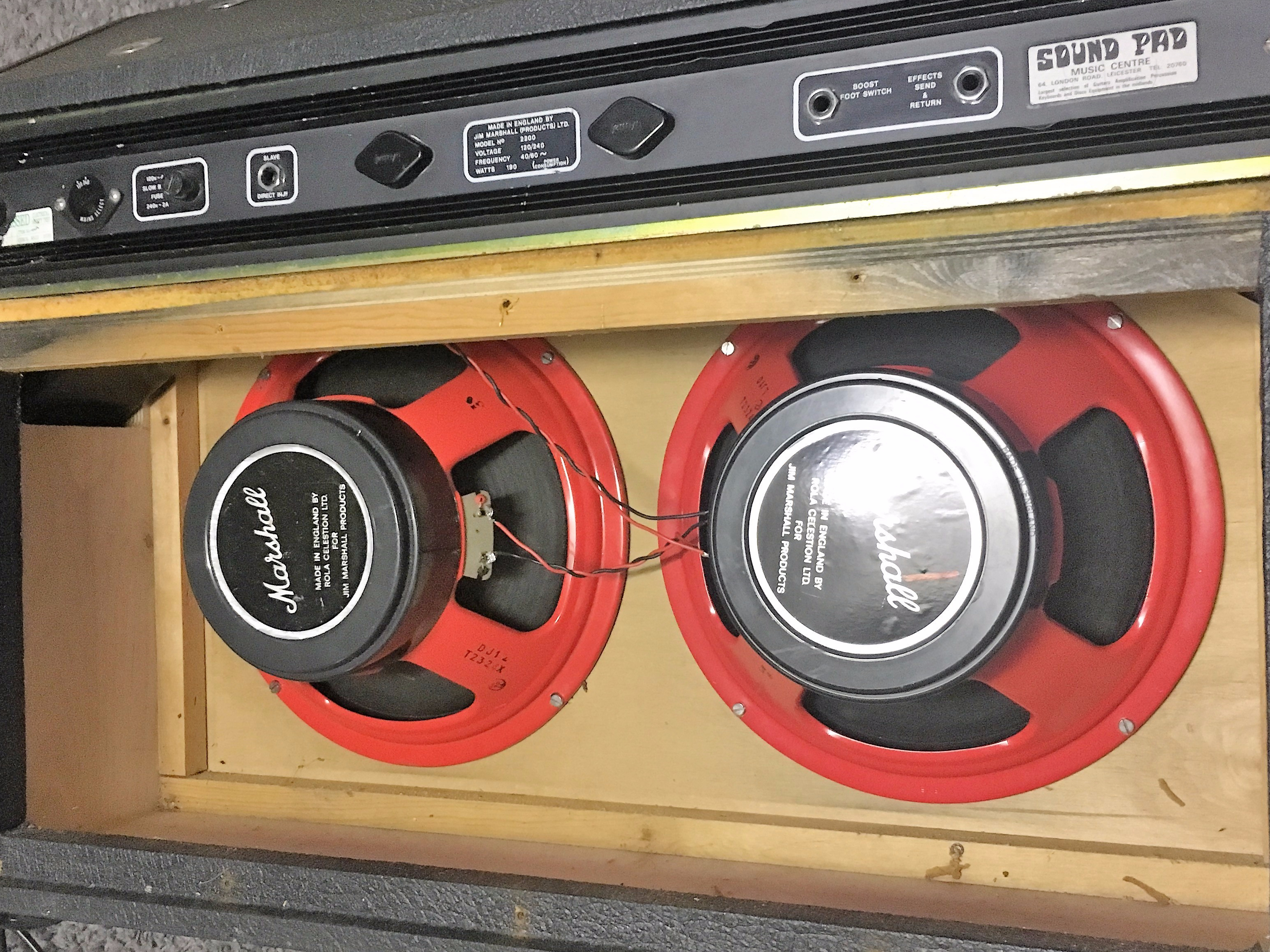 Marshall JMP 2200 & vintage Celestions – Stringed Guitars